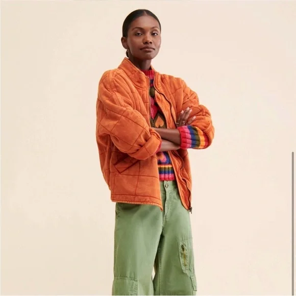 Free People Dolman Quilted Knit Jacket - Picture 5 of 13